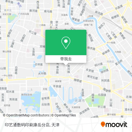 印艺通数码印刷康岳分店地图