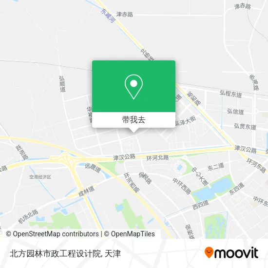 北方园林市政工程设计院地图