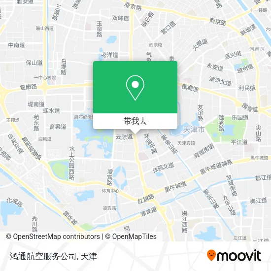 鸿通航空服务公司地图