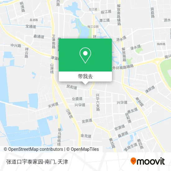 张道口宇泰家园-南门地图