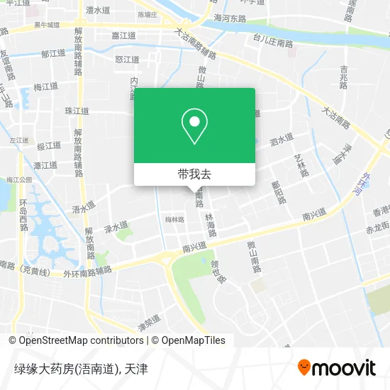 绿缘大药房(浯南道)地图
