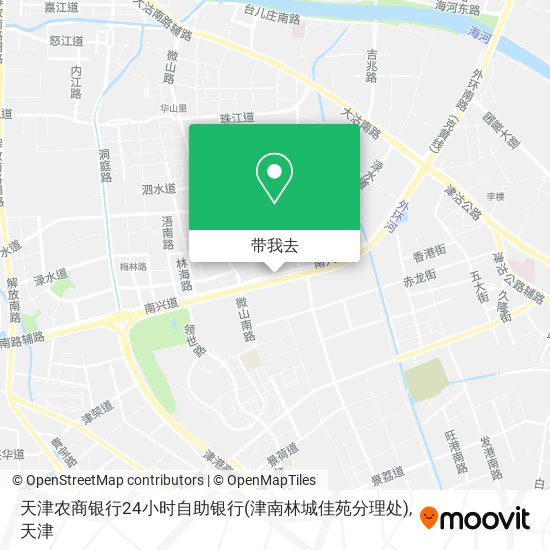 天津农商银行24小时自助银行(津南林城佳苑分理处)地图