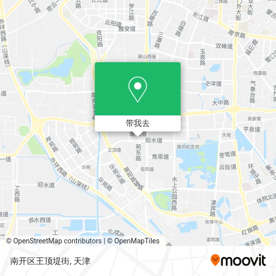 南开区王顶堤街地图