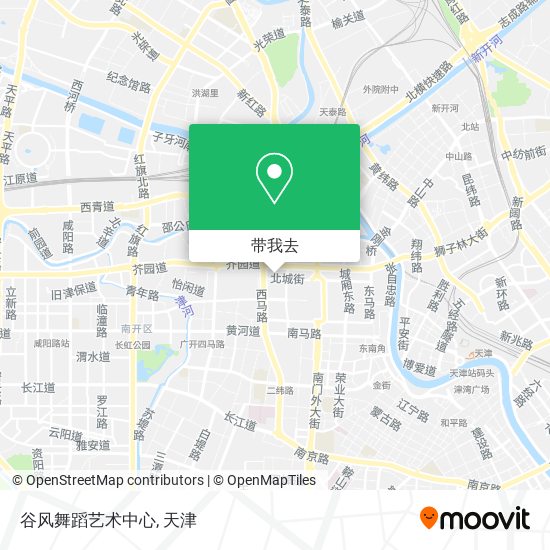 谷风舞蹈艺术中心地图