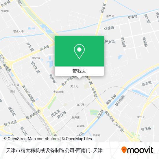 天津市精大稀机械设备制造公司-西南门地图