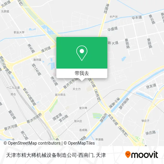 天津市精大稀机械设备制造公司-西南门地图