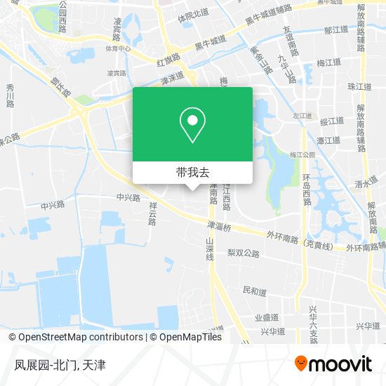 凤展园-北门地图