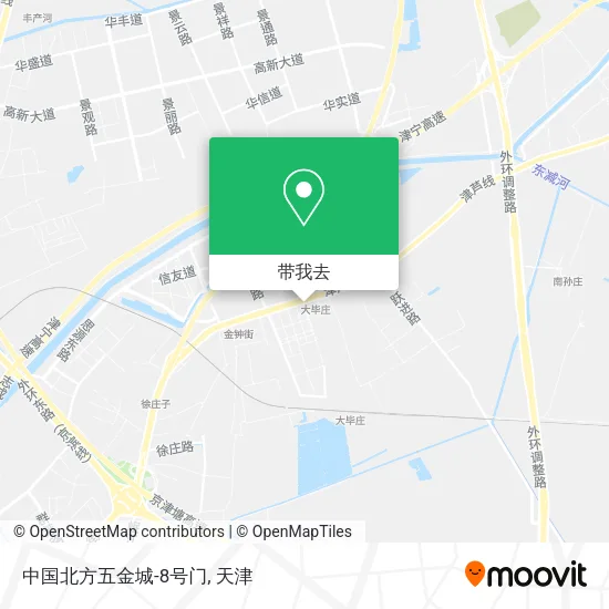中国北方五金城-8号门地图