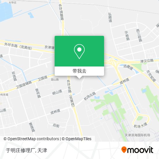 于明庄修理厂地图