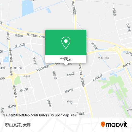 崂山支路地图