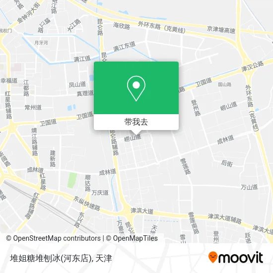 堆姐糖堆刨冰(河东店)地图