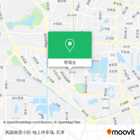凤园南里小区-地上停车场地图