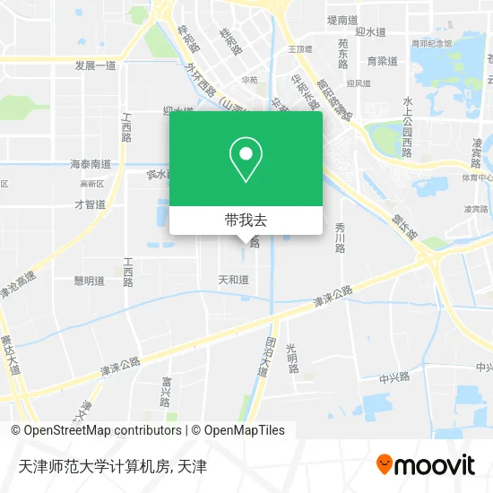 天津师范大学计算机房地图
