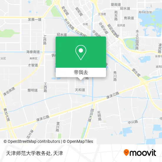 天津师范大学教务处地图
