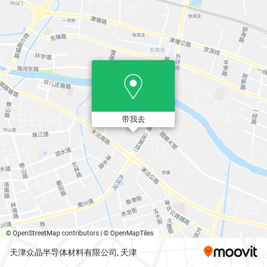 天津众晶半导体材料有限公司地图