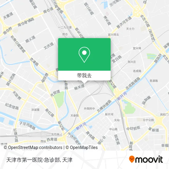 天津市第一医院-急诊部地图