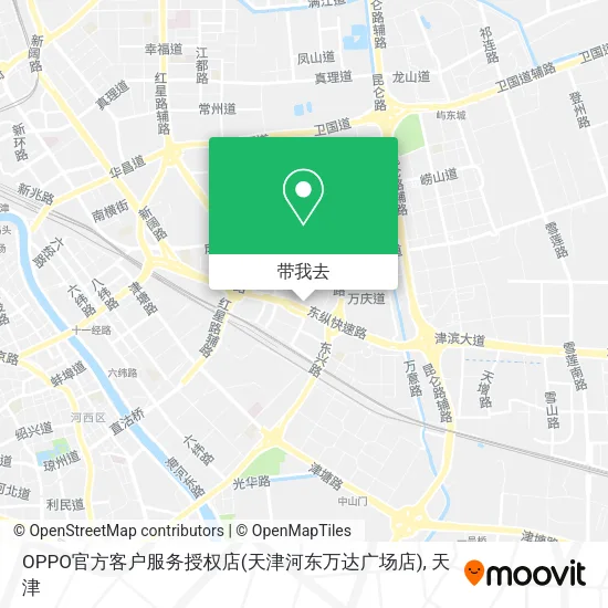 OPPO官方客户服务授权店(天津河东万达广场店)地图