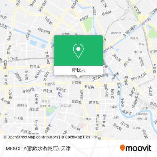 ME&CITY(鹏欣水游城店)地图