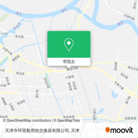 天津市环亚船用热交换器有限公司地图