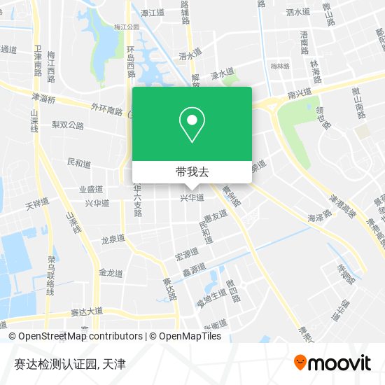 赛达检测认证园地图