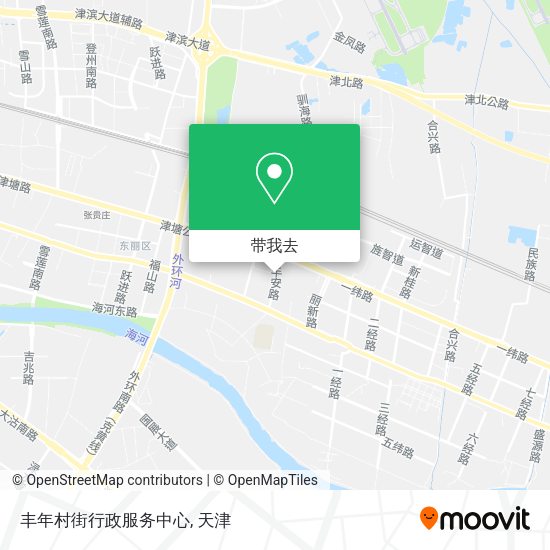 丰年村街行政服务中心地图