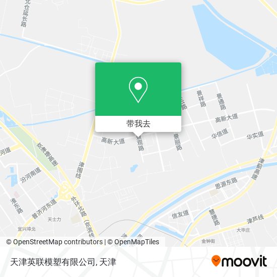 天津英联模塑有限公司地图