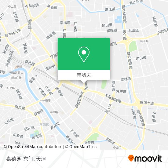 嘉禧园-东门地图