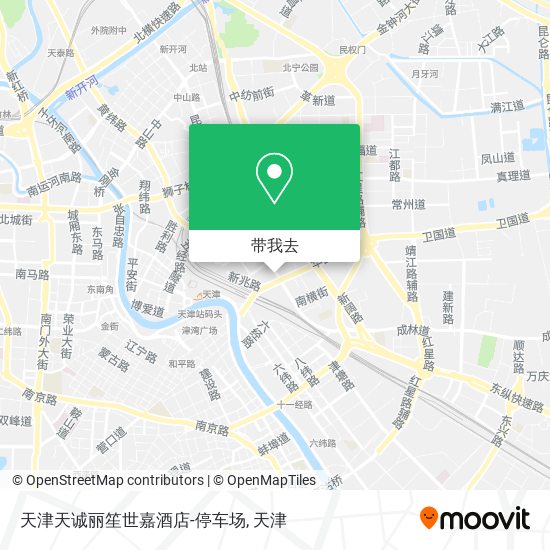 天津天诚丽笙世嘉酒店-停车场地图