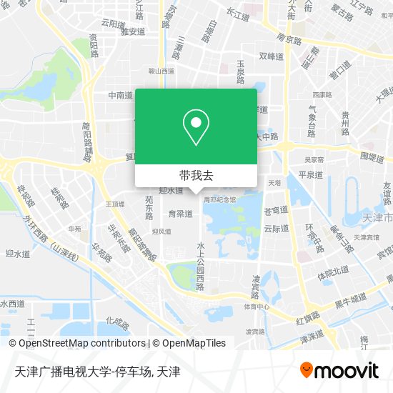 天津广播电视大学-停车场地图