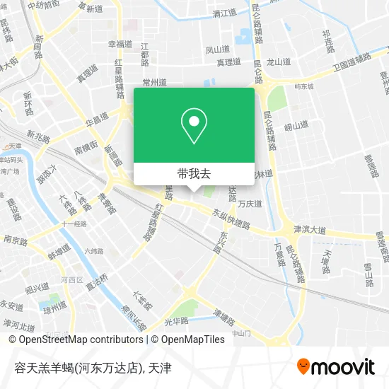 容天羔羊蝎(河东万达店)地图