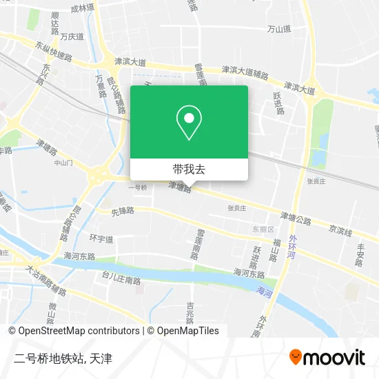 二号桥地铁站地图