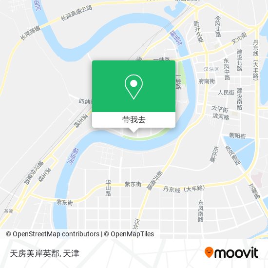 天房美岸英郡地图