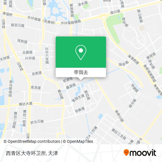 西青区大寺环卫所地图