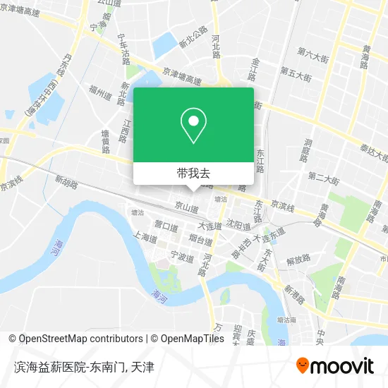 滨海益薪医院-东南门地图