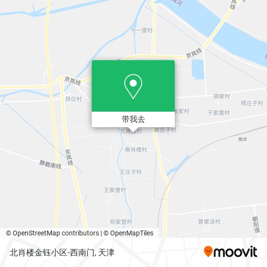 北肖楼金钰小区-西南门地图