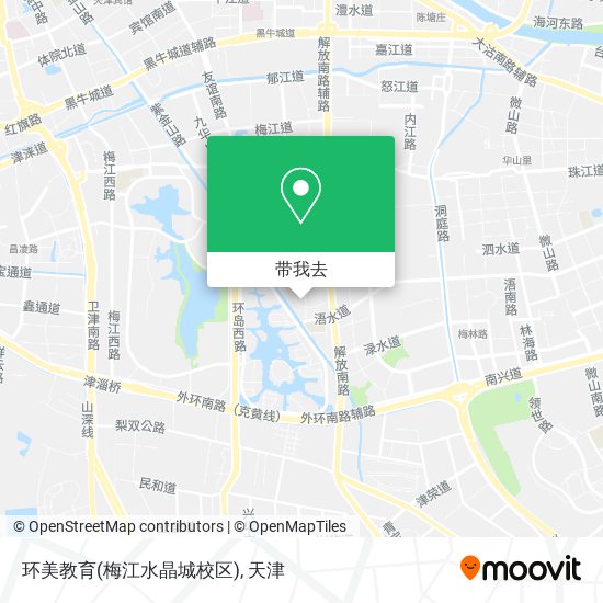 环美教育(梅江水晶城校区)地图