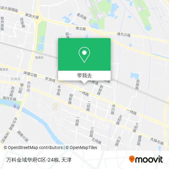 万科金域华府C区-24栋地图