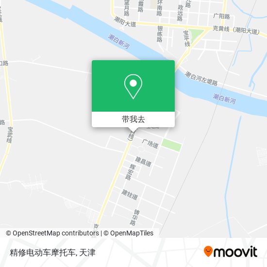精修电动车摩托车地图