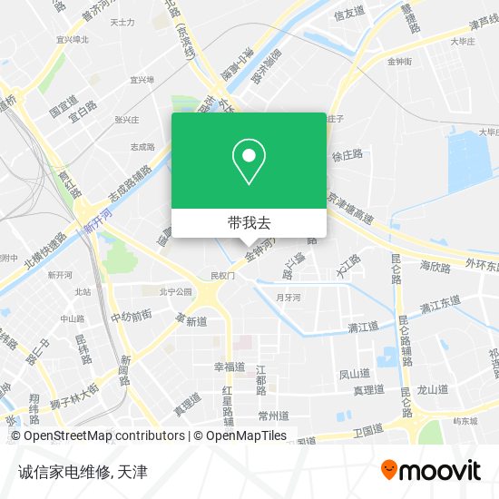 诚信家电维修地图