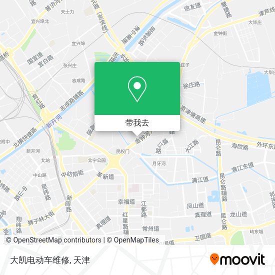大凯电动车维修地图