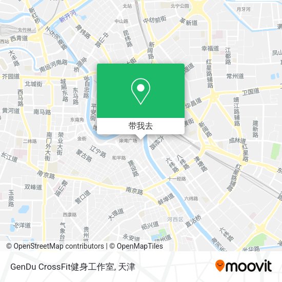 GenDu CrossFit健身工作室地图