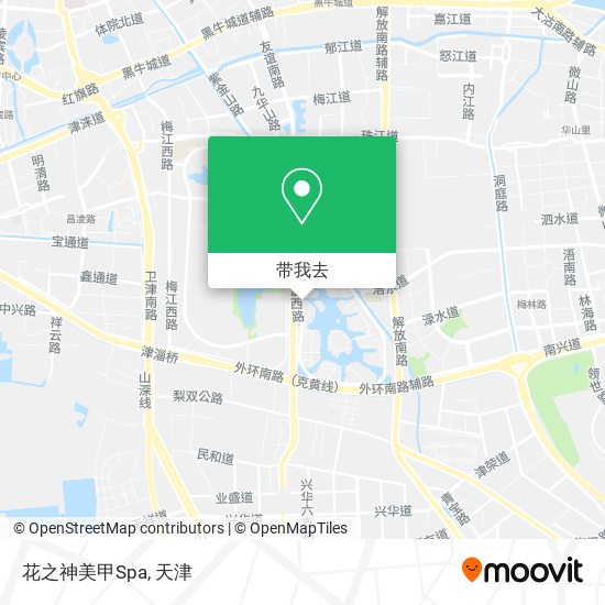 花之神美甲Spa地图