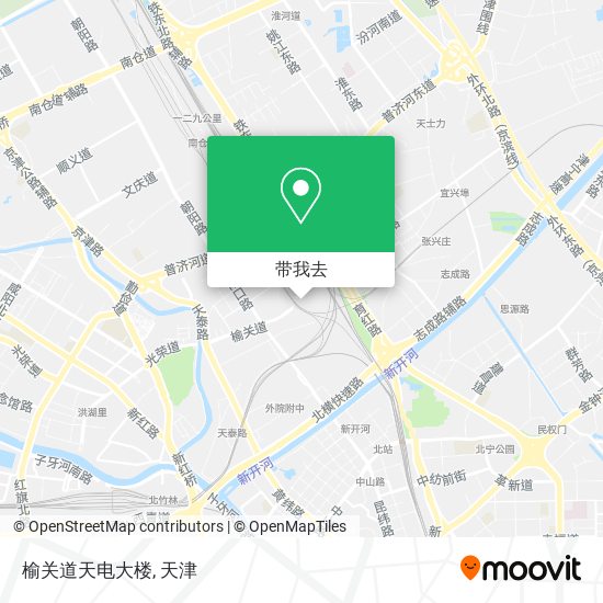 榆关道天电大楼地图