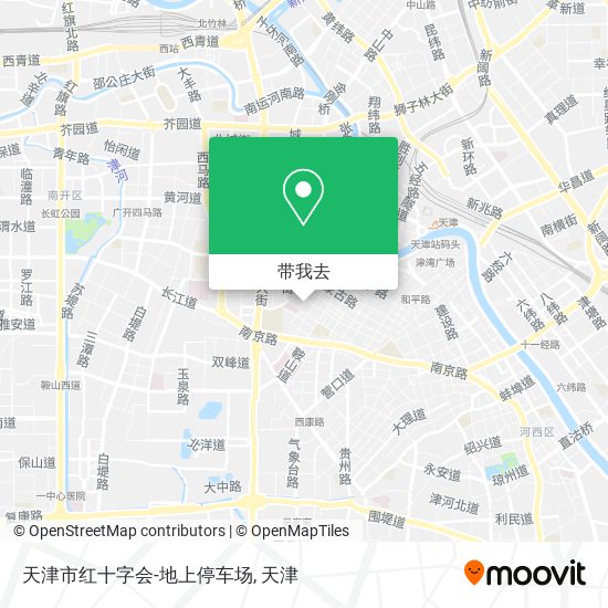 天津市红十字会-地上停车场地图