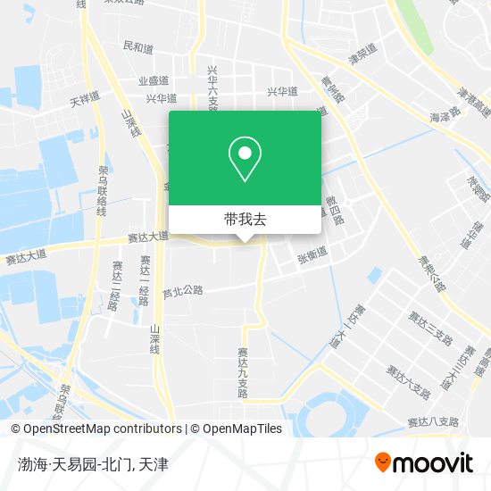 渤海·天易园-北门地图