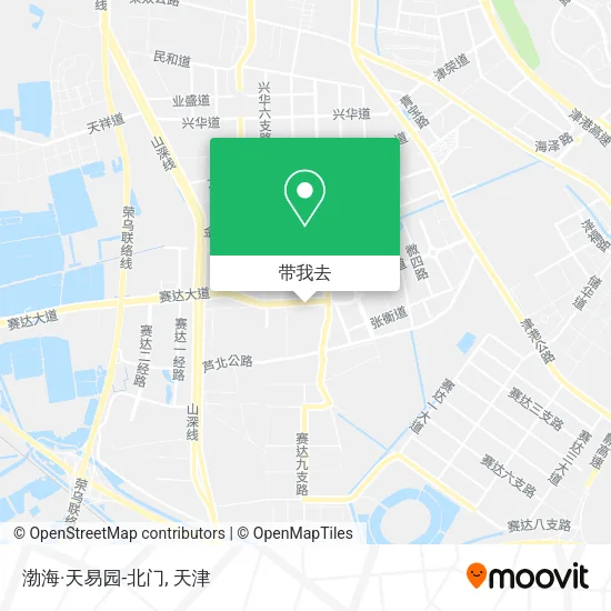 渤海·天易园-北门地图