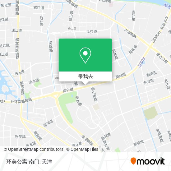 环美公寓-南门地图