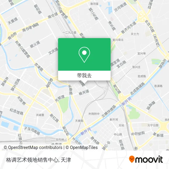 格调艺术领地销售中心地图