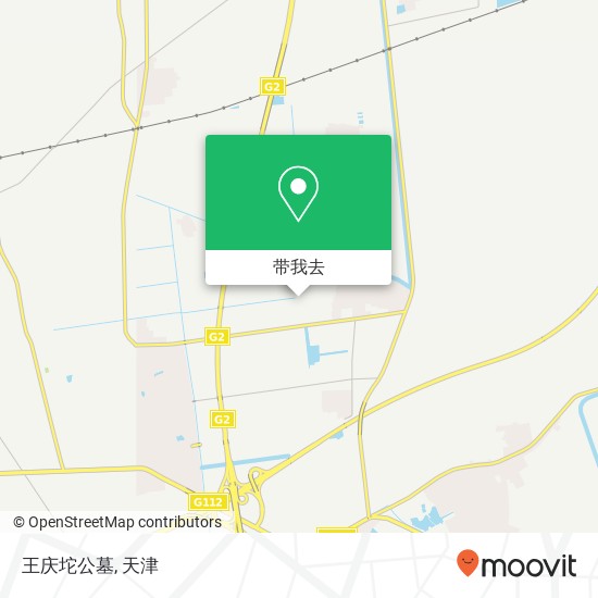 王庆坨公墓地图