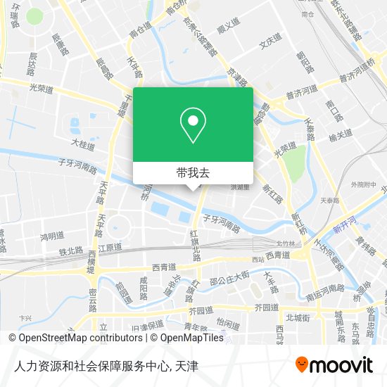 人力资源和社会保障服务中心地图